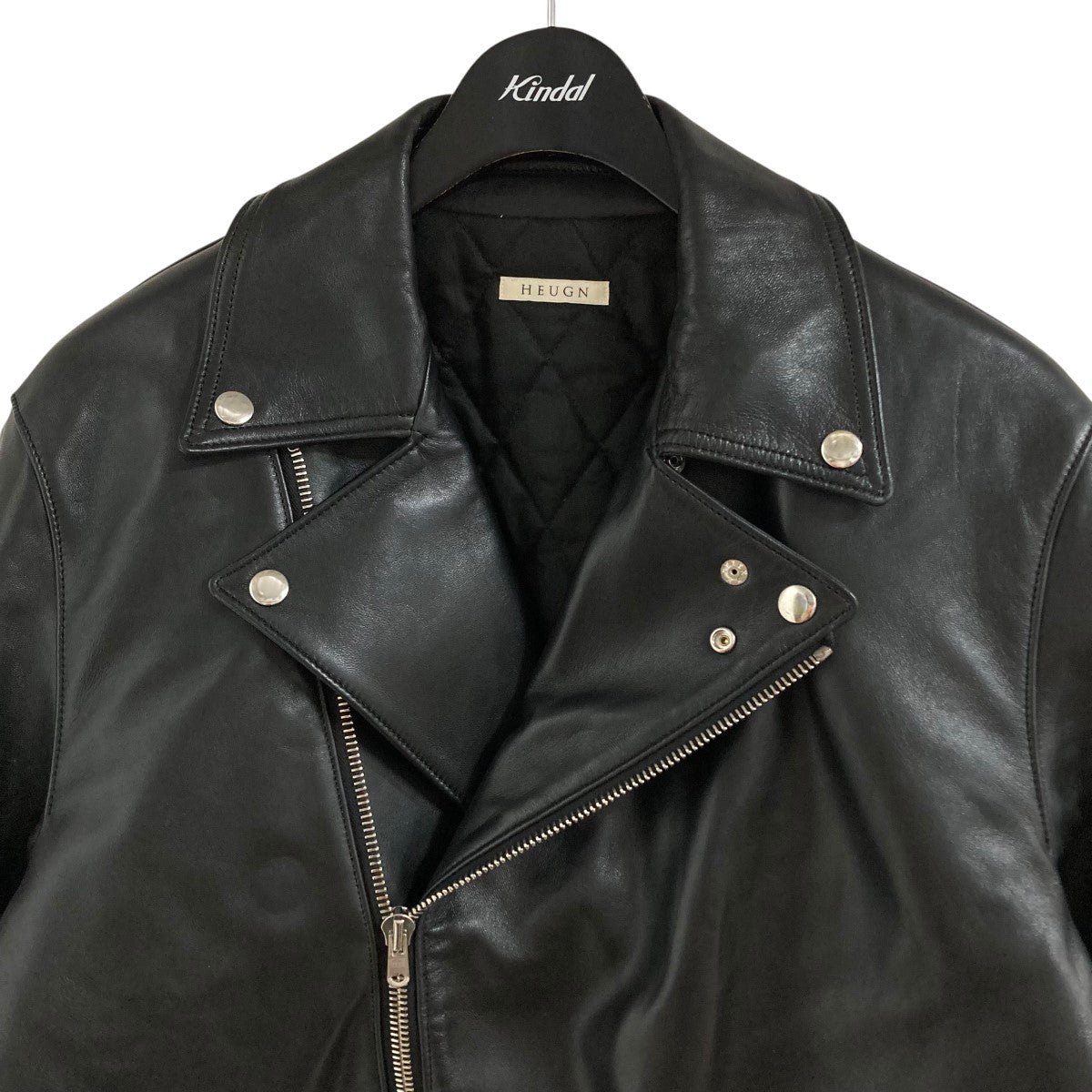 HEUGN ライダースジャケット 古着・中古-2枚目のアイテム画像