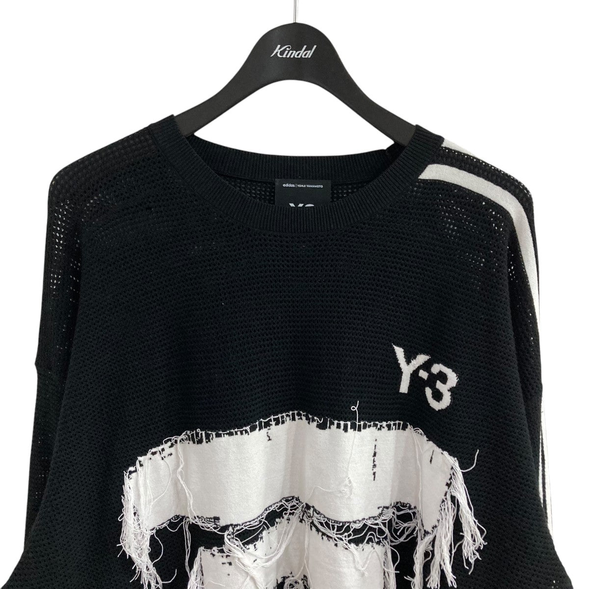 Y-3 メッシュニット 古着・中古-2枚目のアイテム画像