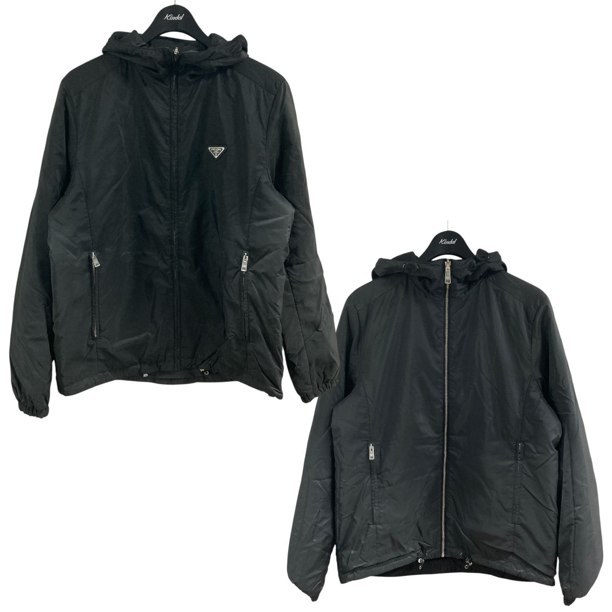 PRADA(プラダ) リバーシブルブルゾン SGB224 ブラック サイズ 50