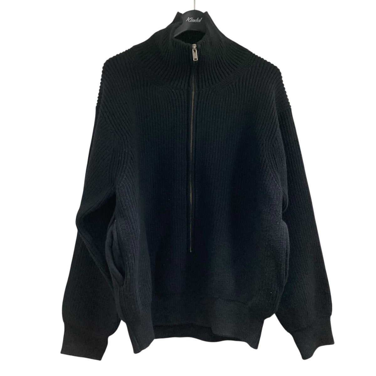 YOKE(ヨーク) 24AW リブニットスウェット YK24FW0829S 3/4 FRONT ZIP