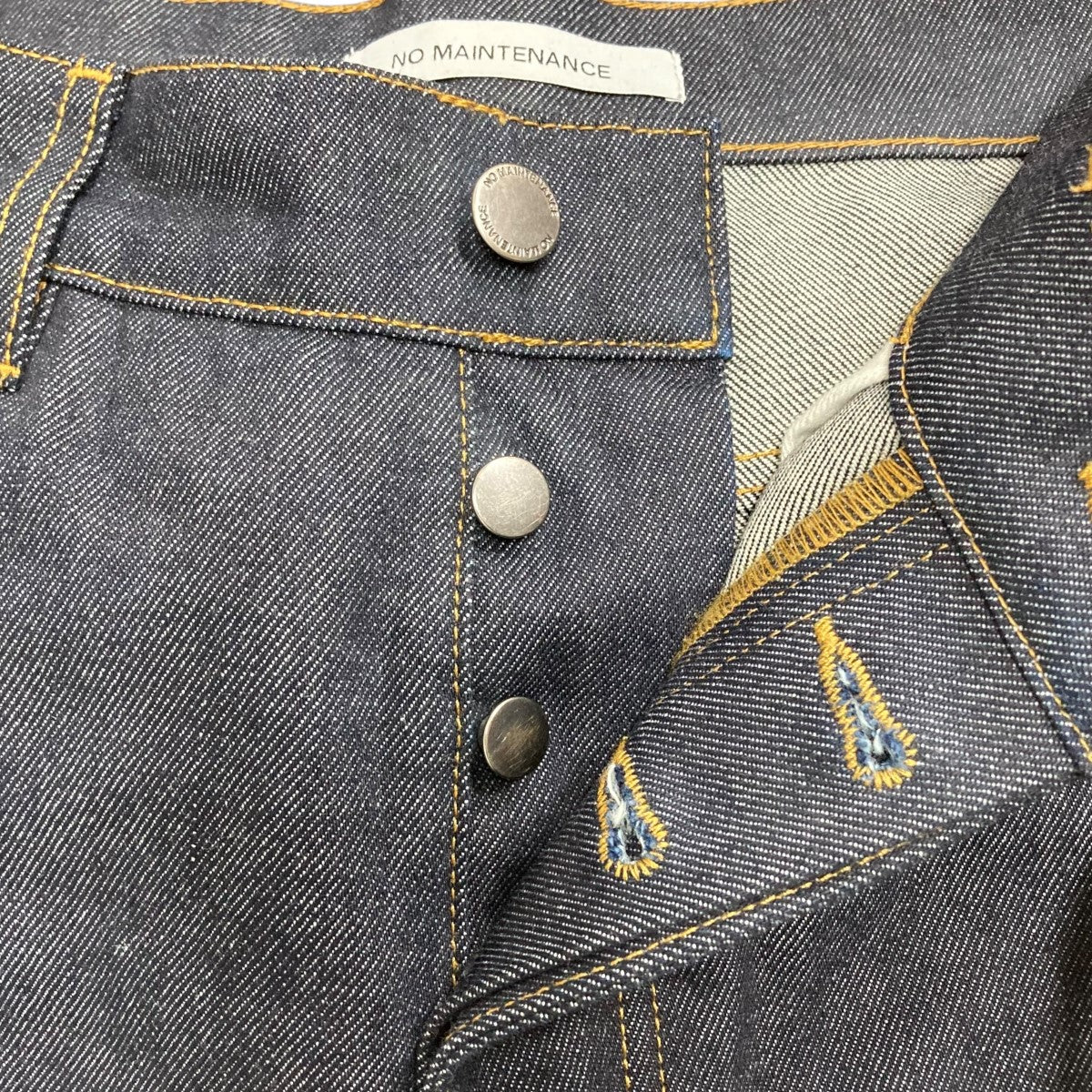 NO MAINTENANCE デニムパンツ 古着・中古-6枚目のアイテム画像