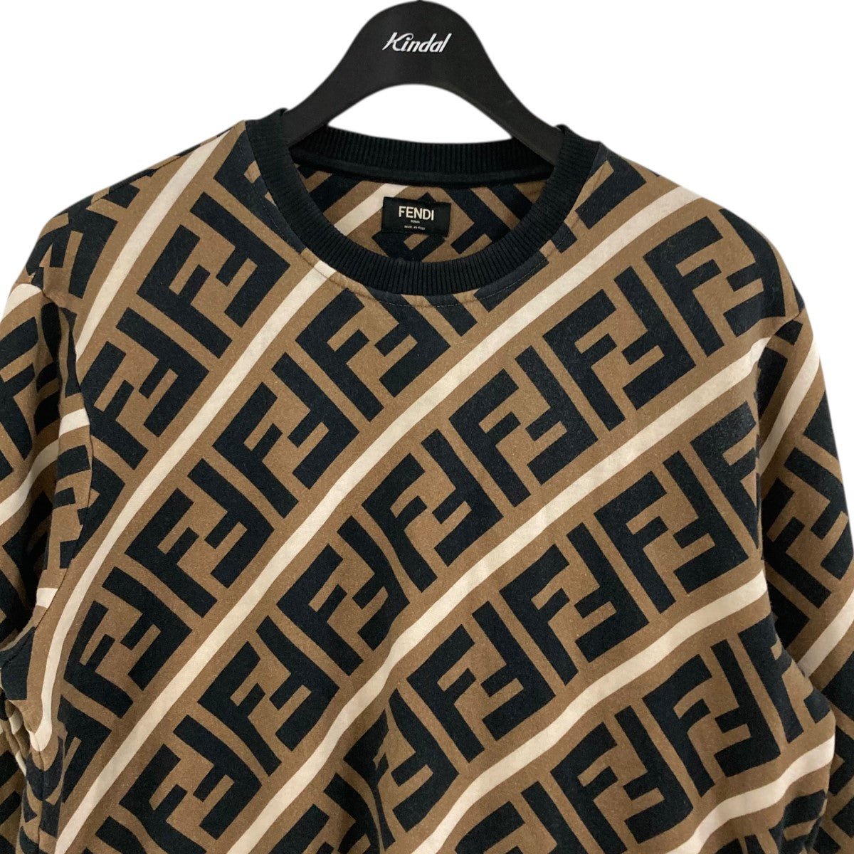 FENDI ズッカ柄ジャガードロゴスウェット12CPF-20-2734 古着・中古-2枚目のアイテム画像
