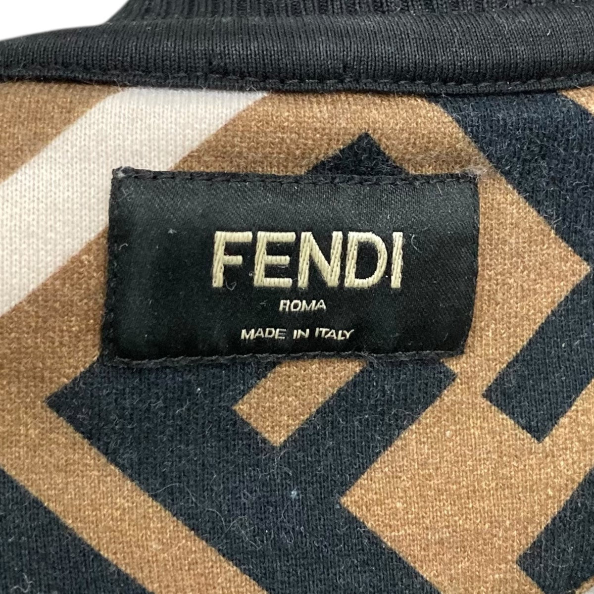 FENDI ズッカ柄ジャガードロゴスウェット12CPF-20-2734 古着・中古-6枚目のアイテム画像