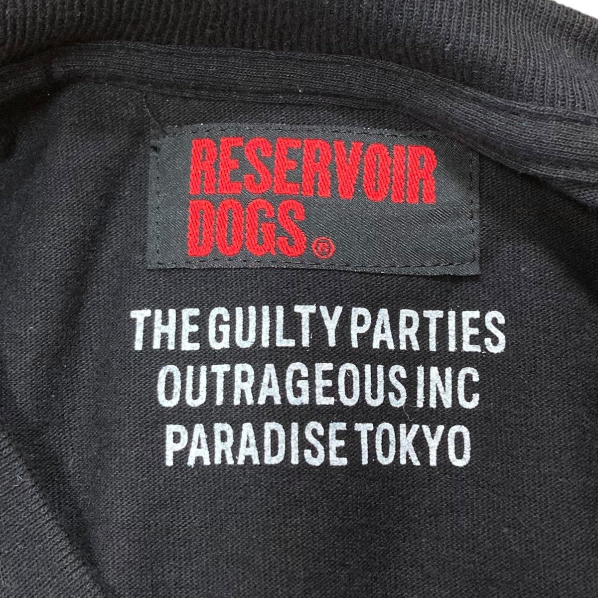 ロングスリーブTシャツRD-WM-TEE02 RESERVOIR DOGS T SHIRT