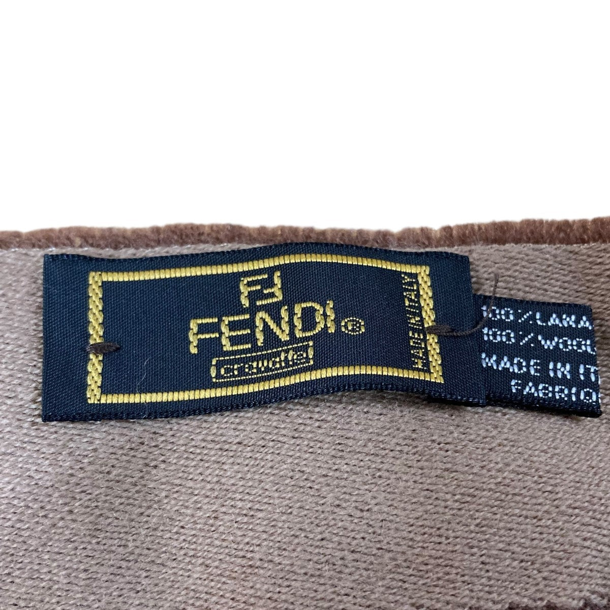 FENDI ズッカ柄ウールマフラー 古着・中古-5枚目のアイテム画像