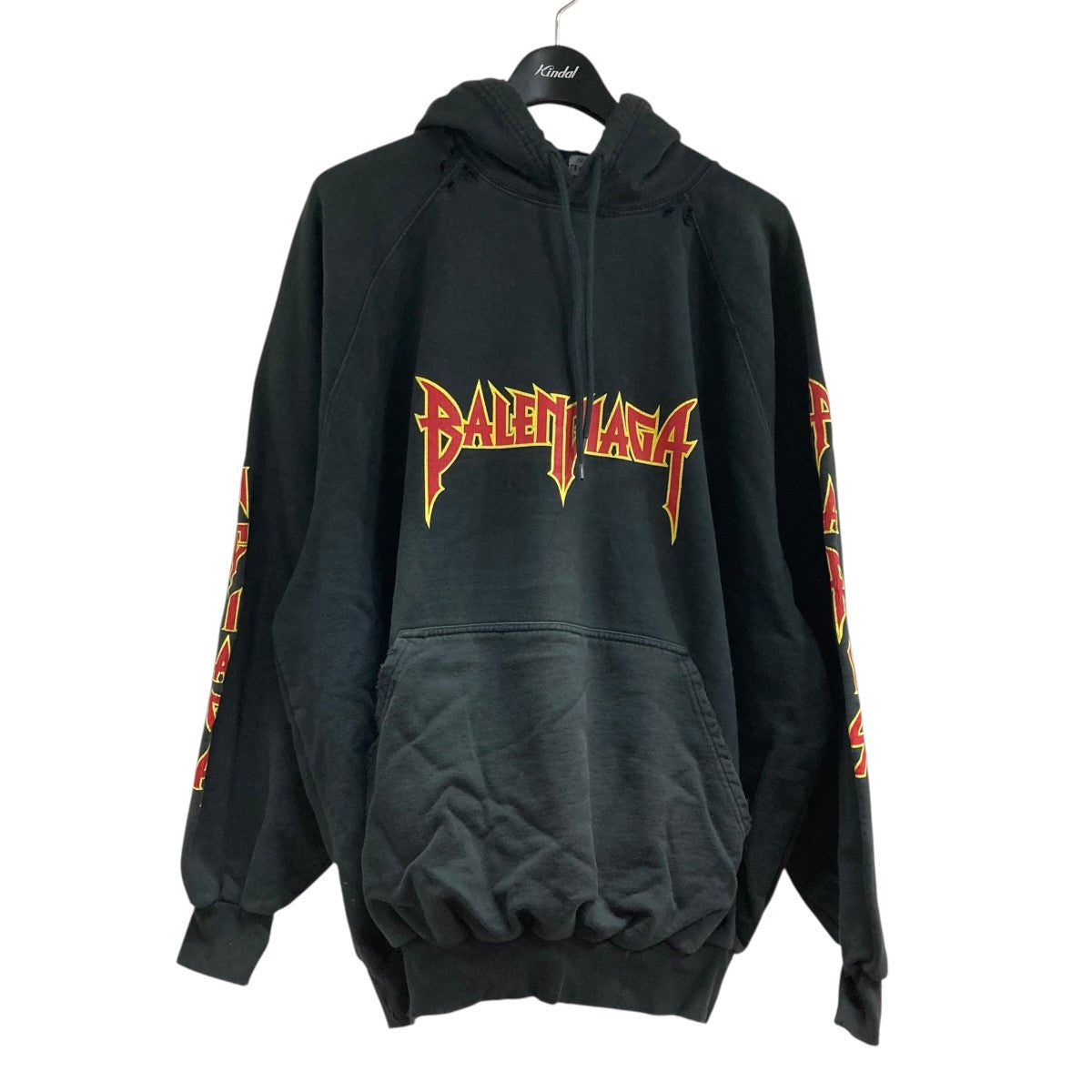 バレンシアガ BALENCIAGA ダメージパーカー BALENCIAGA（バレンシアガ)ダメージパーカー - メルカリ