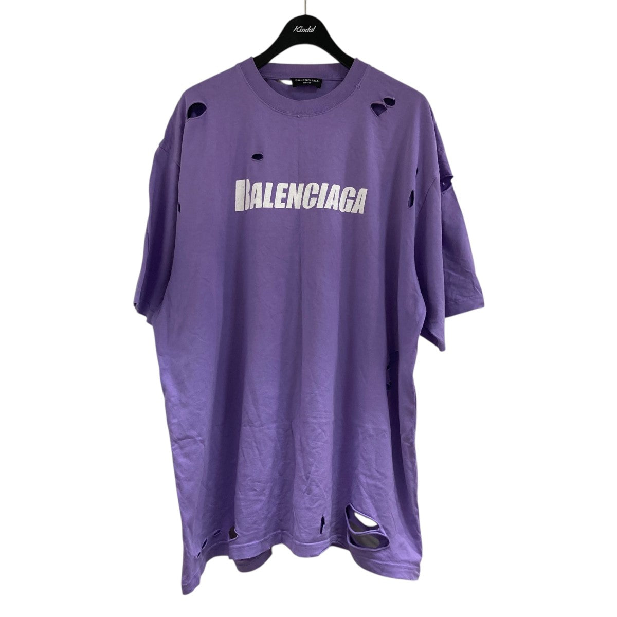 BALENCIAGA(バレンシアガ) 21SSデストロイTシャツ651795 TKVB8