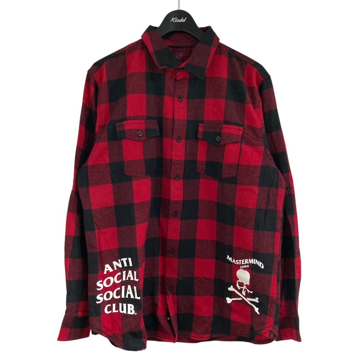 Mastermind JAPAN×ANTI SOCIAL SOCIAL CLUB チェックシャツ