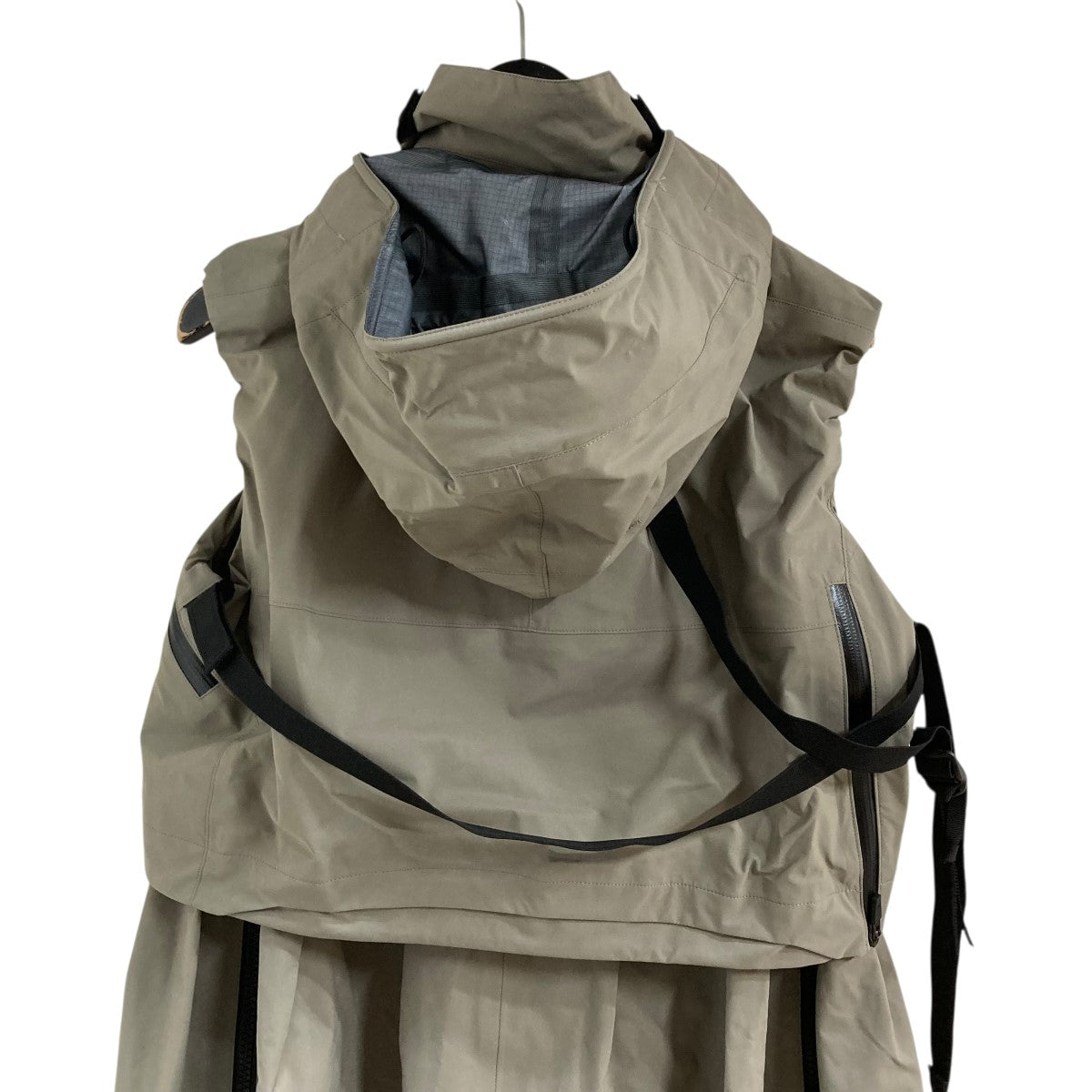 sacai×ACRONYM GORE-TEXナイロンノースリーブトレンチコート 古着・中古-4枚目のアイテム画像