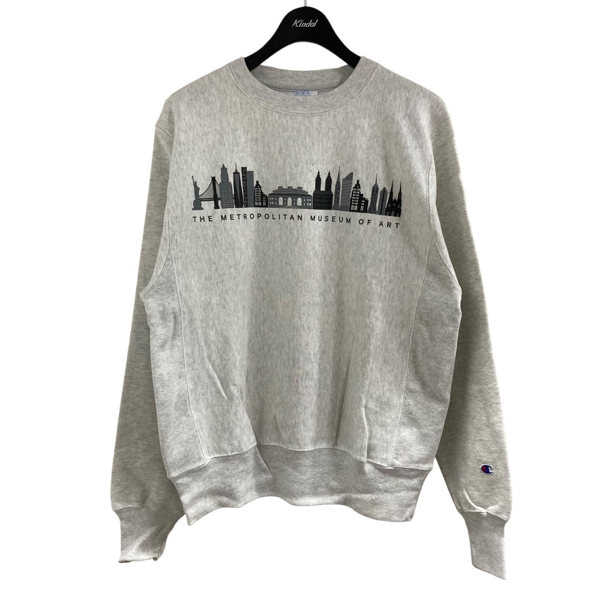 Champion(チャンピオン) プリントスウェット ライトグレー