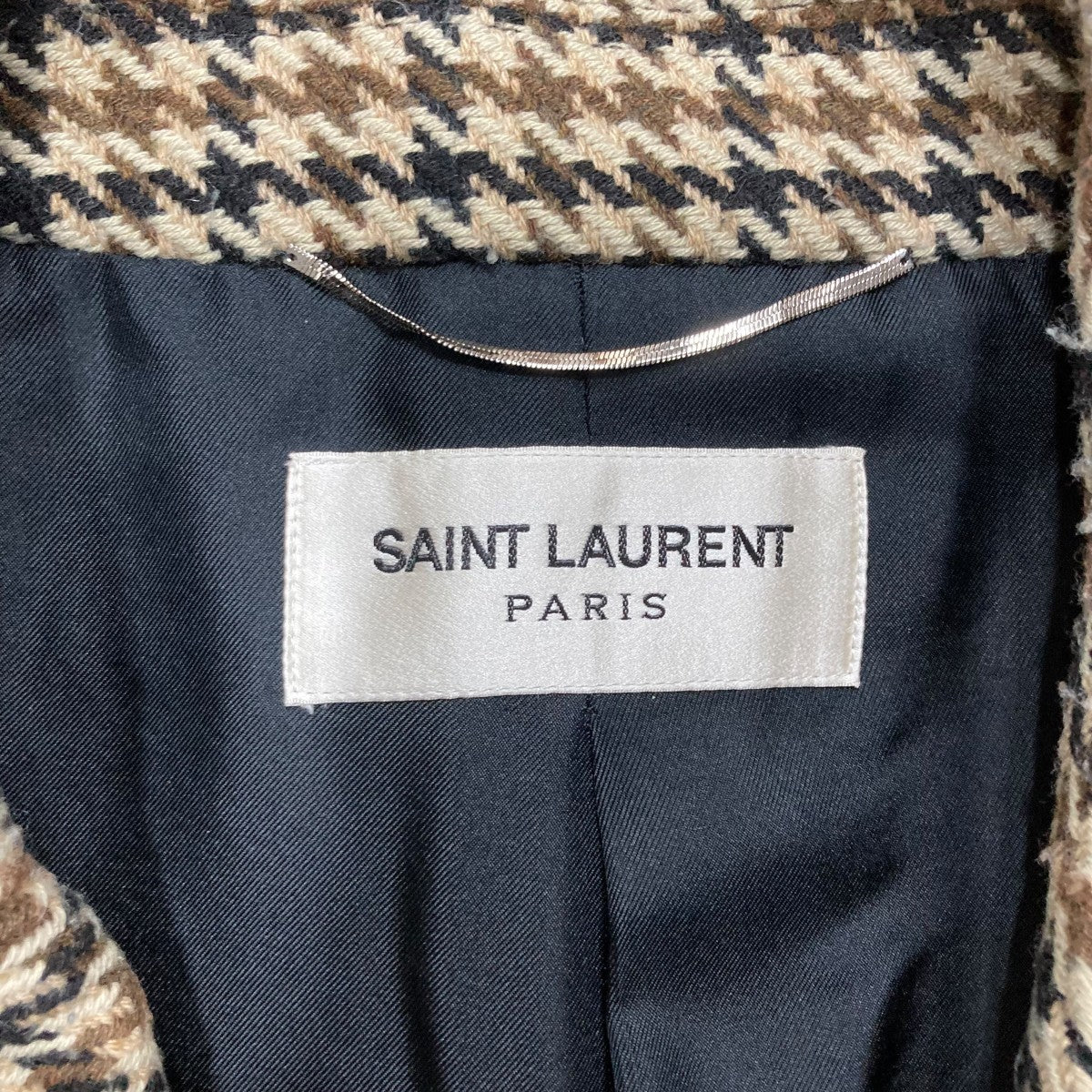 Saint Laurent Paris ツイードコート 古着・中古-6枚目のアイテム画像
