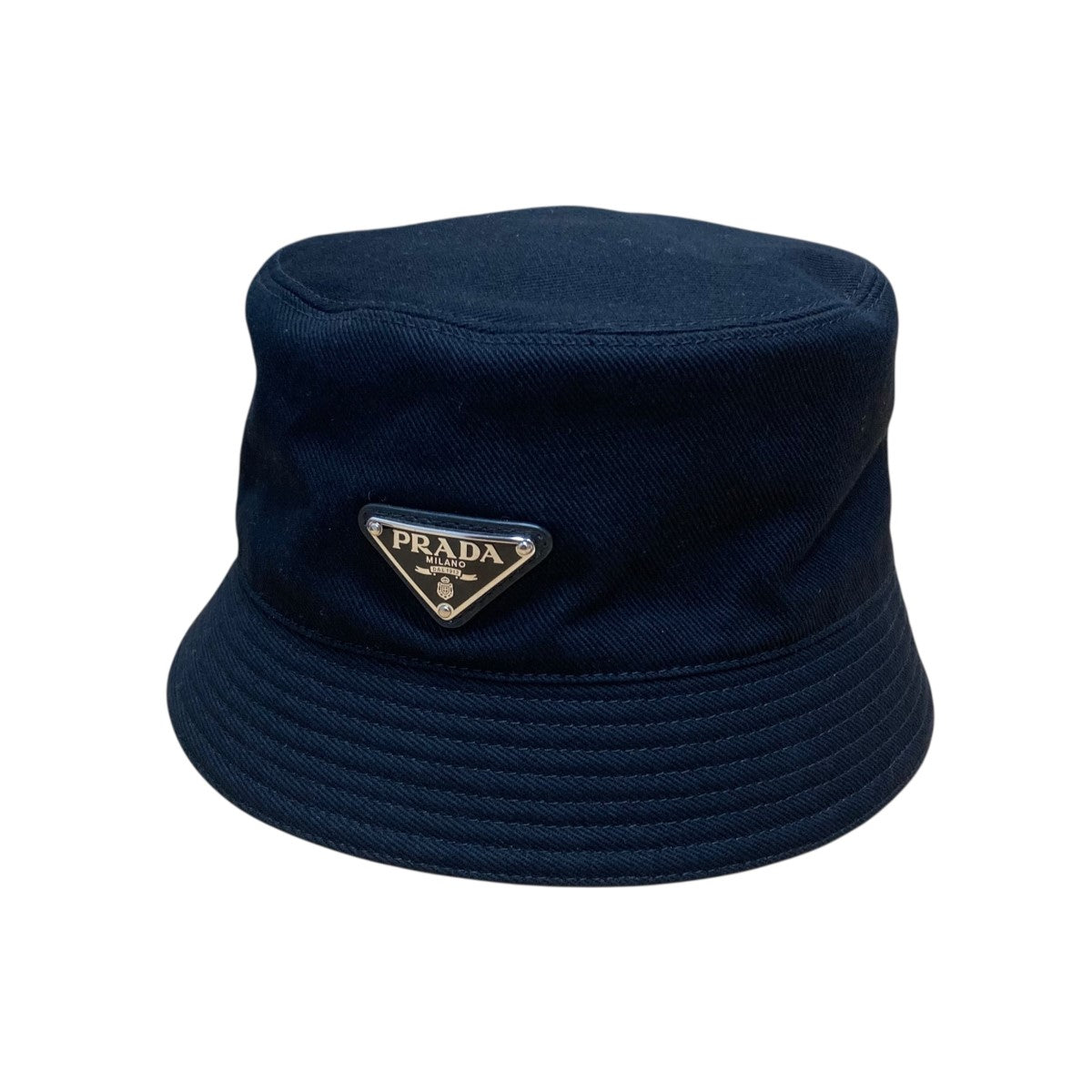 プラダ 2HC137　トライアングルロゴ バケットハット ブラック ポリ Amazon | [Prada] [プラダ] ハット 帽子 バケットハット