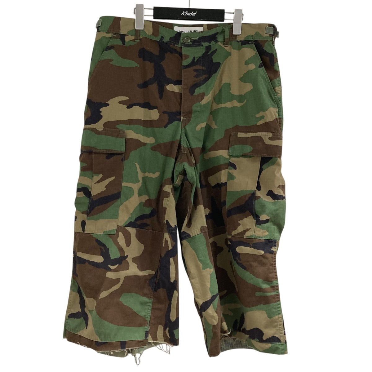 JOSHUA JAMAL camo ショートパンツ Mサイズ JOSHUA JAMAL(ジョシュア ジャマル) カモ柄カーゴハーフパンツ