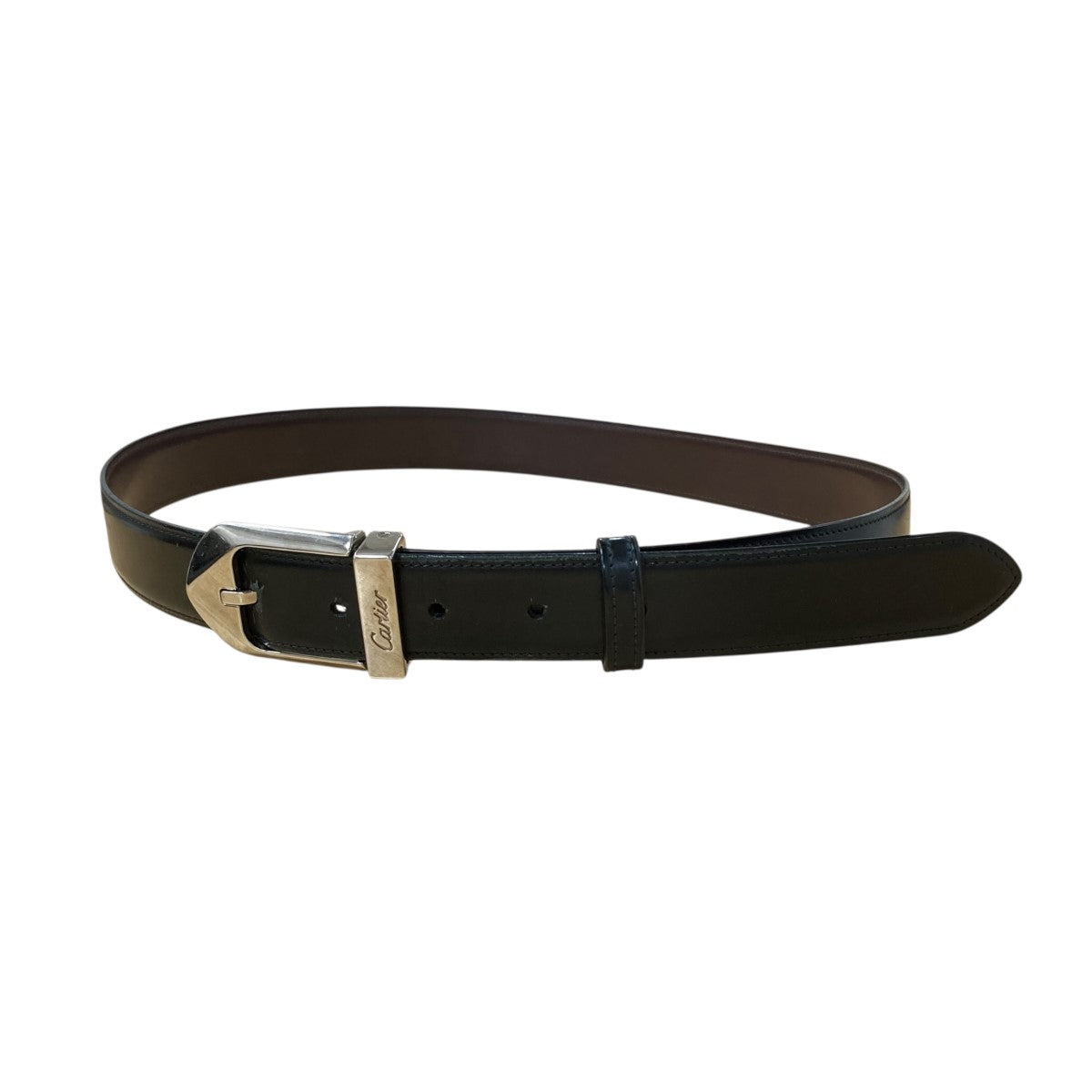 【美品】Cartier カルティエ アルディロン ベルト シルバー ブラック. 美品】Cartier カルティエ アルディロン ベルト シルバー