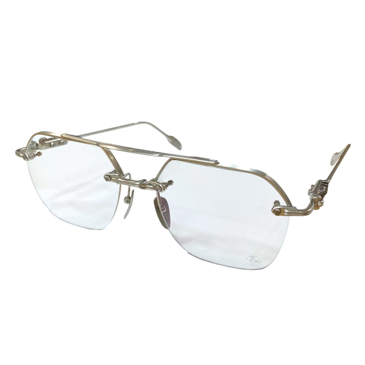 CHROME HEARTS(クロムハーツ) メガネFLUID FLUID シルバー｜【公式  