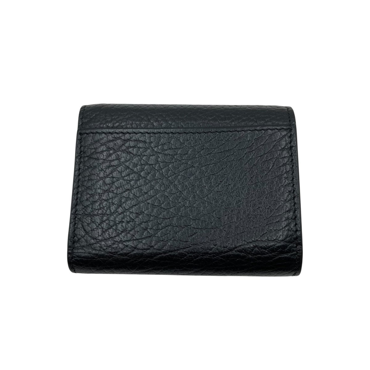 Maison Margiela グレインレザー4ステッチ三つ折り財布 古着・中古-3枚目のアイテム画像