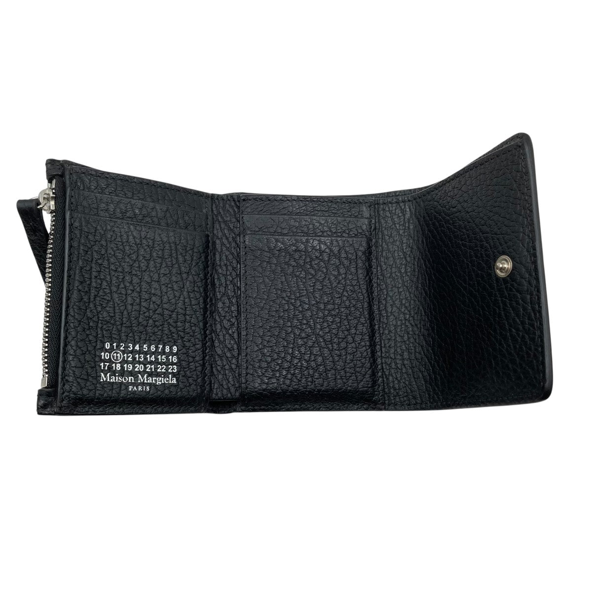 Maison Margiela グレインレザー4ステッチ三つ折り財布 古着・中古-4枚目のアイテム画像