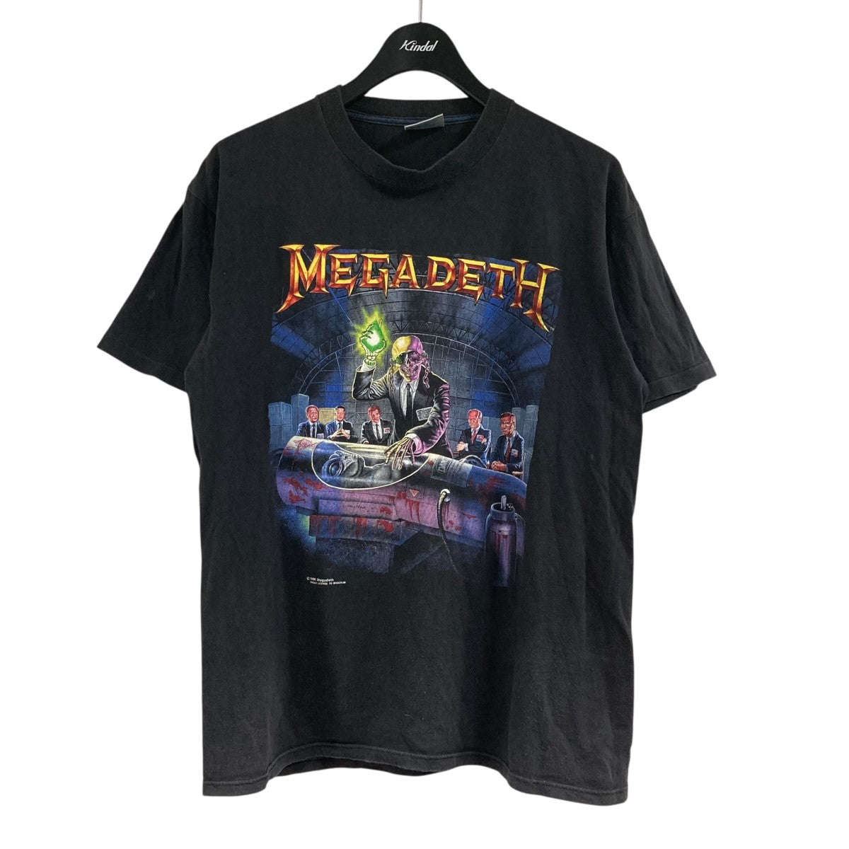 MEGADETH(メガデス) ヴィンテージTシャツ ブラック サイズ L
