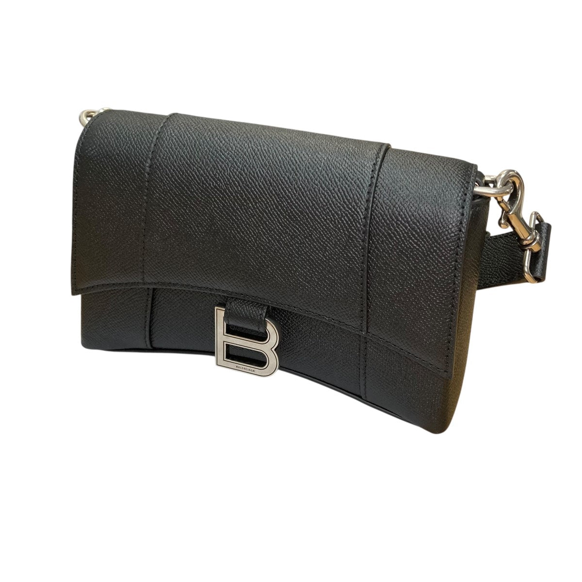 【BALENCIAGA】 ダウンタウン クロスボディ XS レザー BALENCIAGA UNISEX Downtown XS Crossbody Bag Black