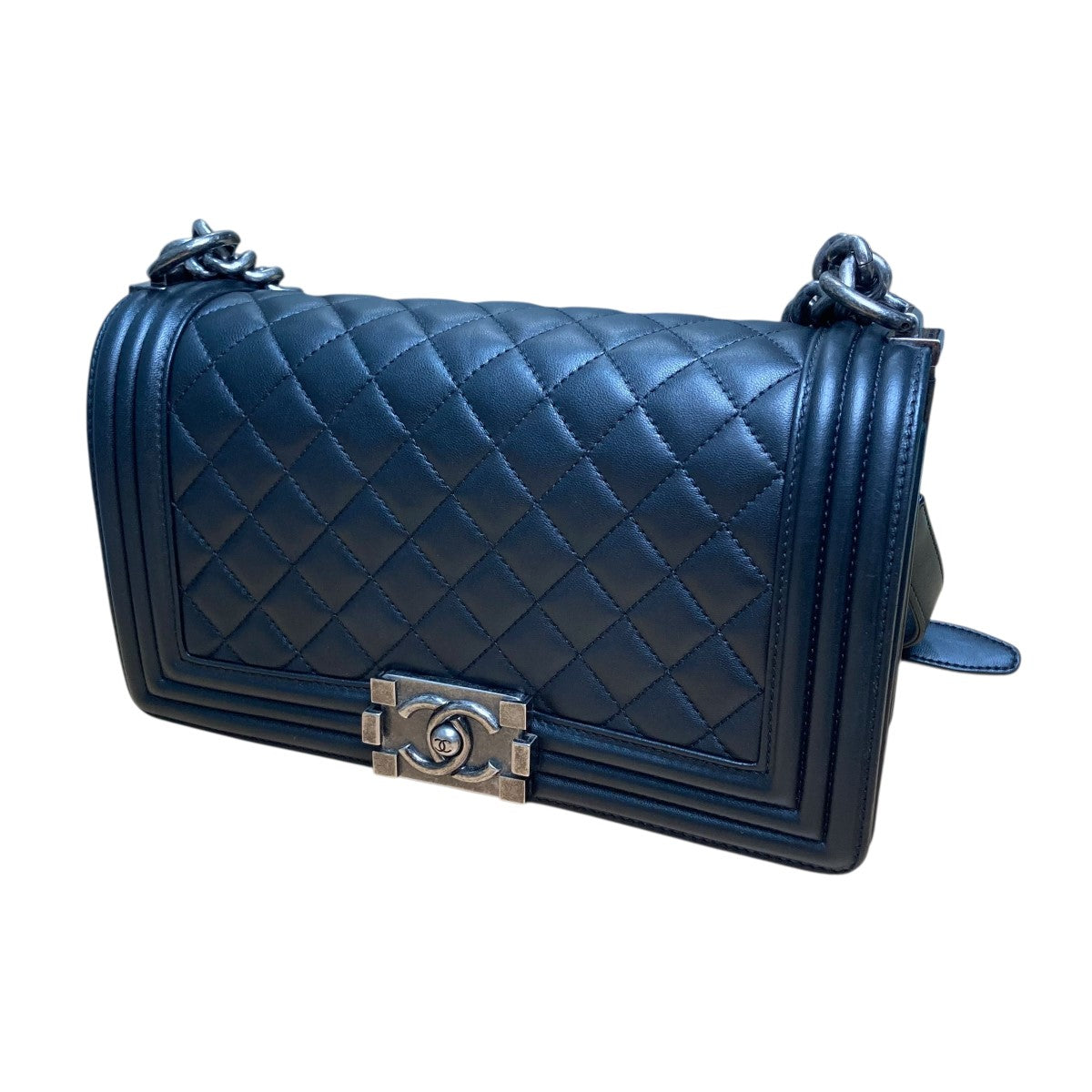 CHANEL(シャネル) ラージチェーンラムスキンマトラッセ
