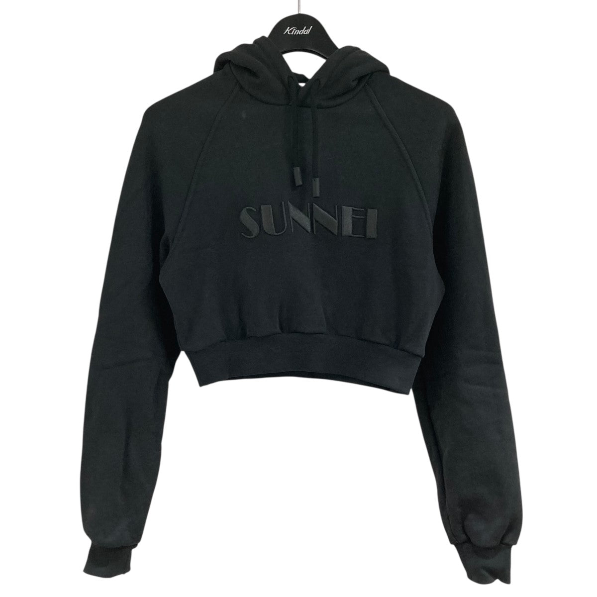 SUNNEI クロップドパーカーCRTWWJER002/JER010 「EMBROIDERED CROPPED HOODIE」 古着・中古-1枚目のアイテム画像