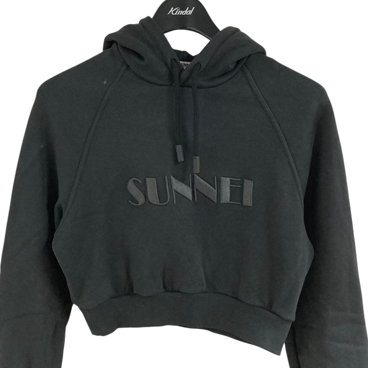 SUNNEI クロップドパーカーCRTWWJER002/JER010 「EMBROIDERED CROPPED HOODIE」 古着・中古-2枚目のアイテム画像
