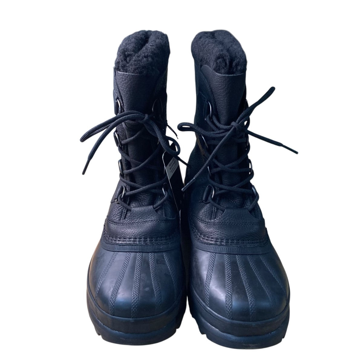 古着 SOREL カリブー WP スノー ブーツ 27センチ Supreme×SOREL カリブー WP ブーツ ブラック サイズ 27.5cm