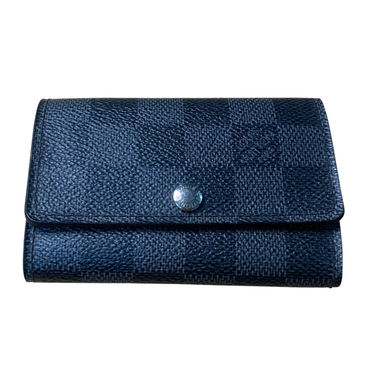 LOUIS VUITTON ダミエ ブラックキーケース カードキーケース ポシェット・クレ ダミエ・グラフィット｜ルイ