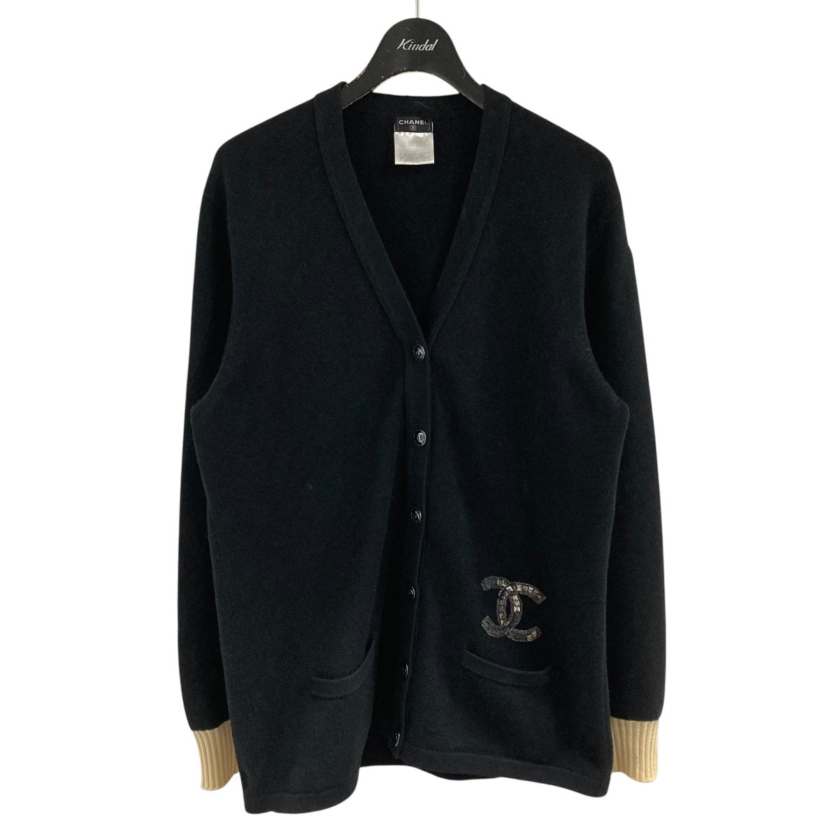 CHANEL(シャネル) ココボタン カシミヤ カーディガン P25872V01857