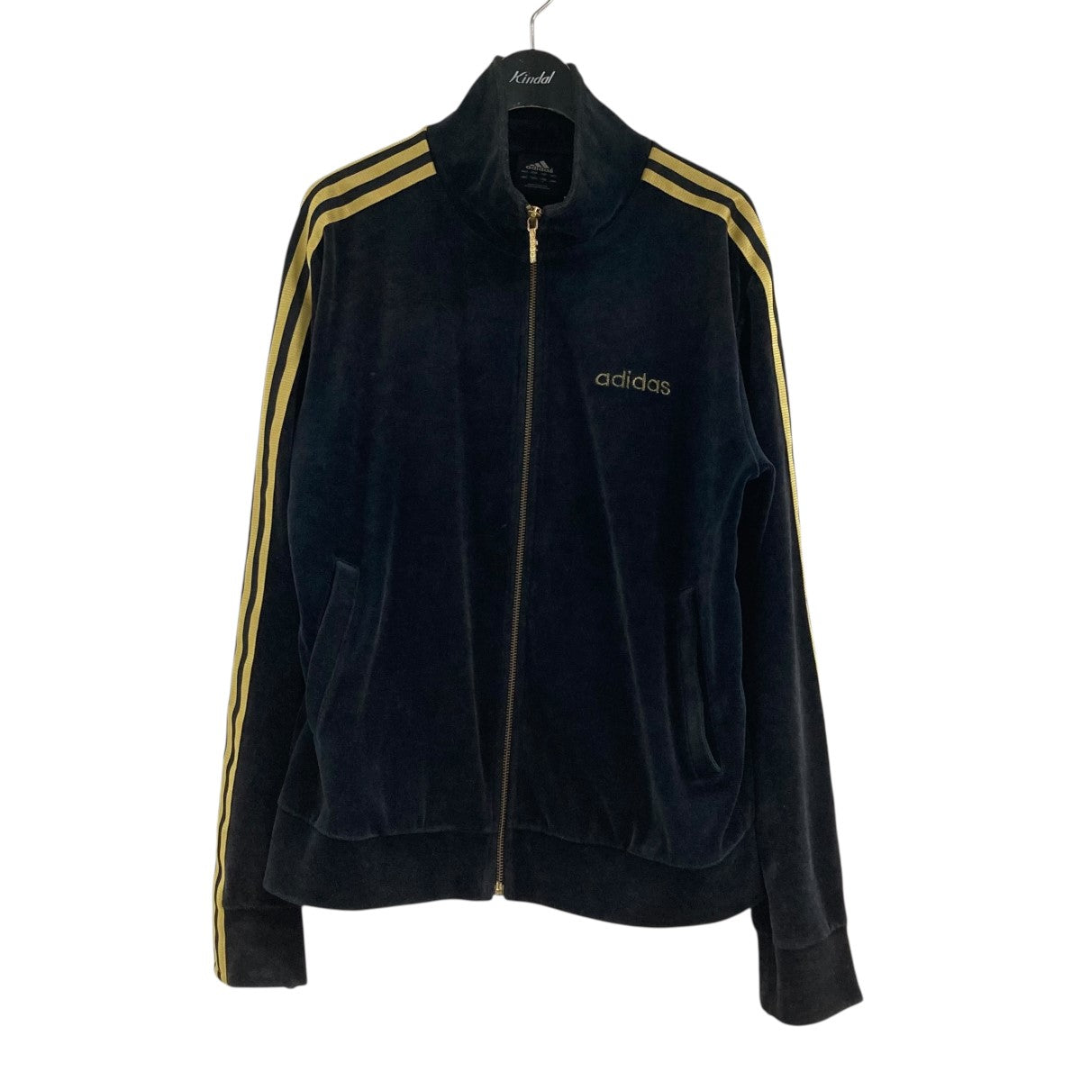 adidas original | ベロア トラックジャケット ブラック adidas ベロアトラックジャケット | CUSTOM FEVER
