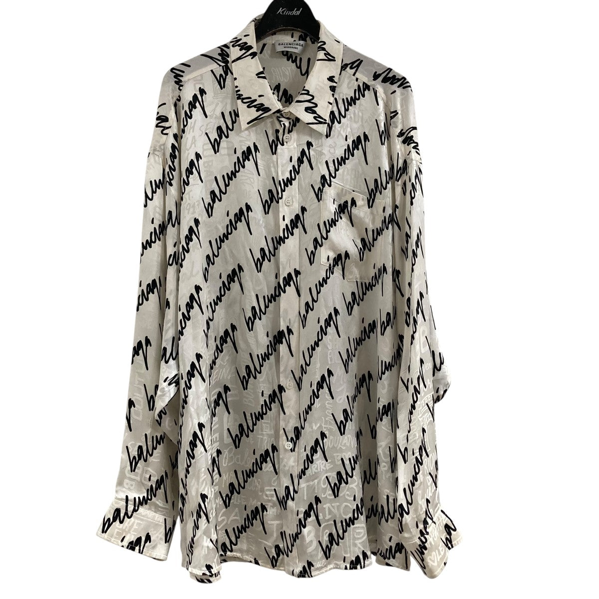 Balenciaga ロゴシャツ BALENCIAGA(バレンシアガ) 18SSAll over Logo Shirt総柄ロゴ