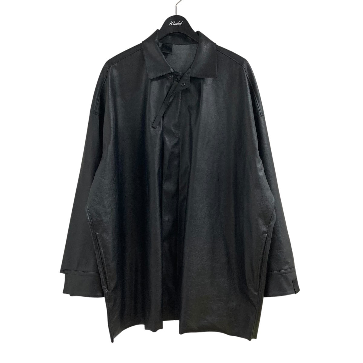 【タグ付き未使用】N.HOOLYWOOD ノーカラー　ナイロン　ブルゾン　36 N.HOOLYWOOD 24aw HOODED BLOUSON BLACK 36 - メルカリ