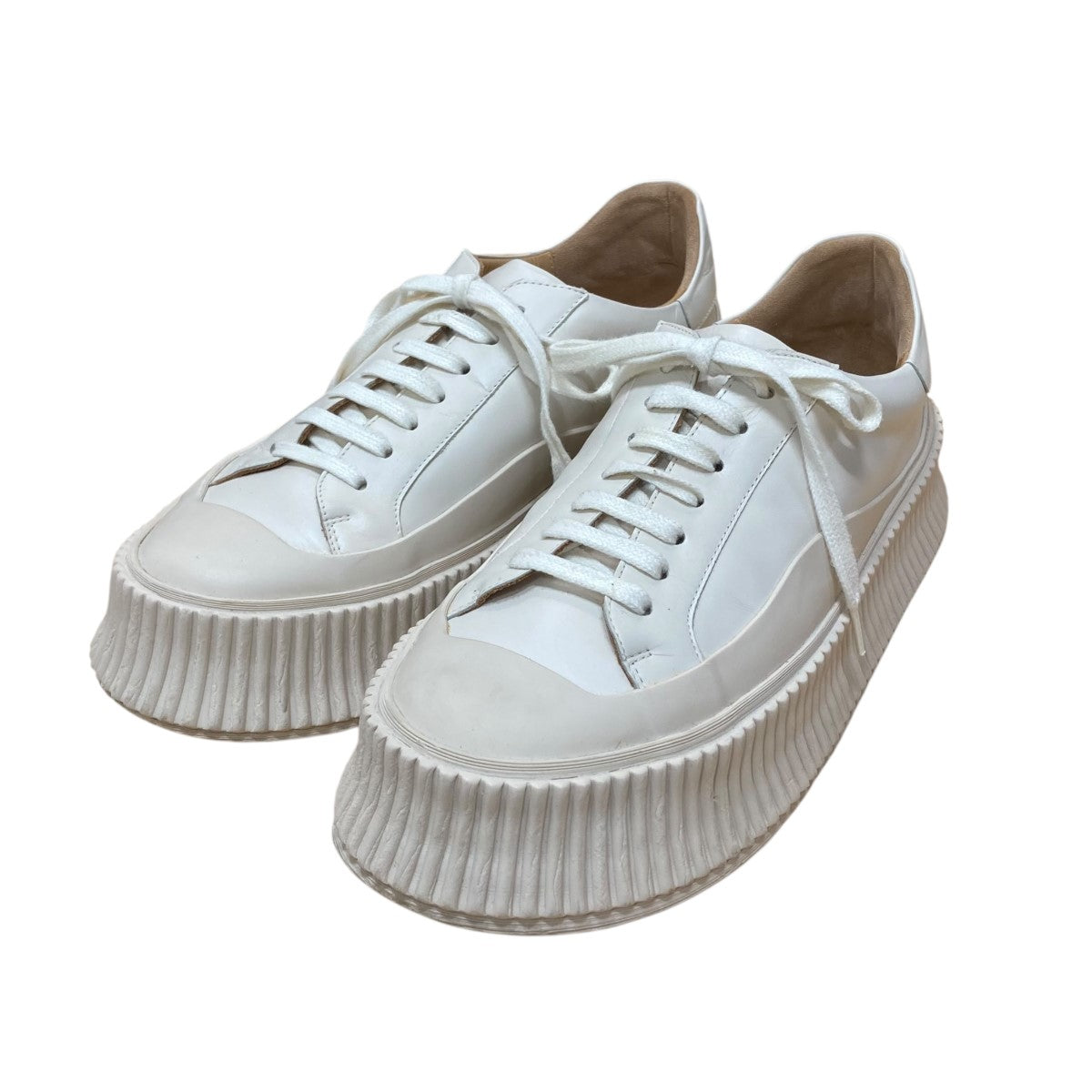 パネル生地　じゅんじゅん① JIL SANDER(ジルサンダー) 厚底スニーカーJS32108A JS32108A