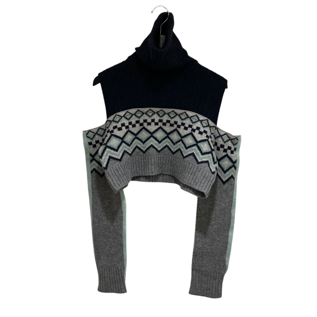 FACETASM(ファセッタズム) LAYERD NORDIC KNITレイヤードノルディック