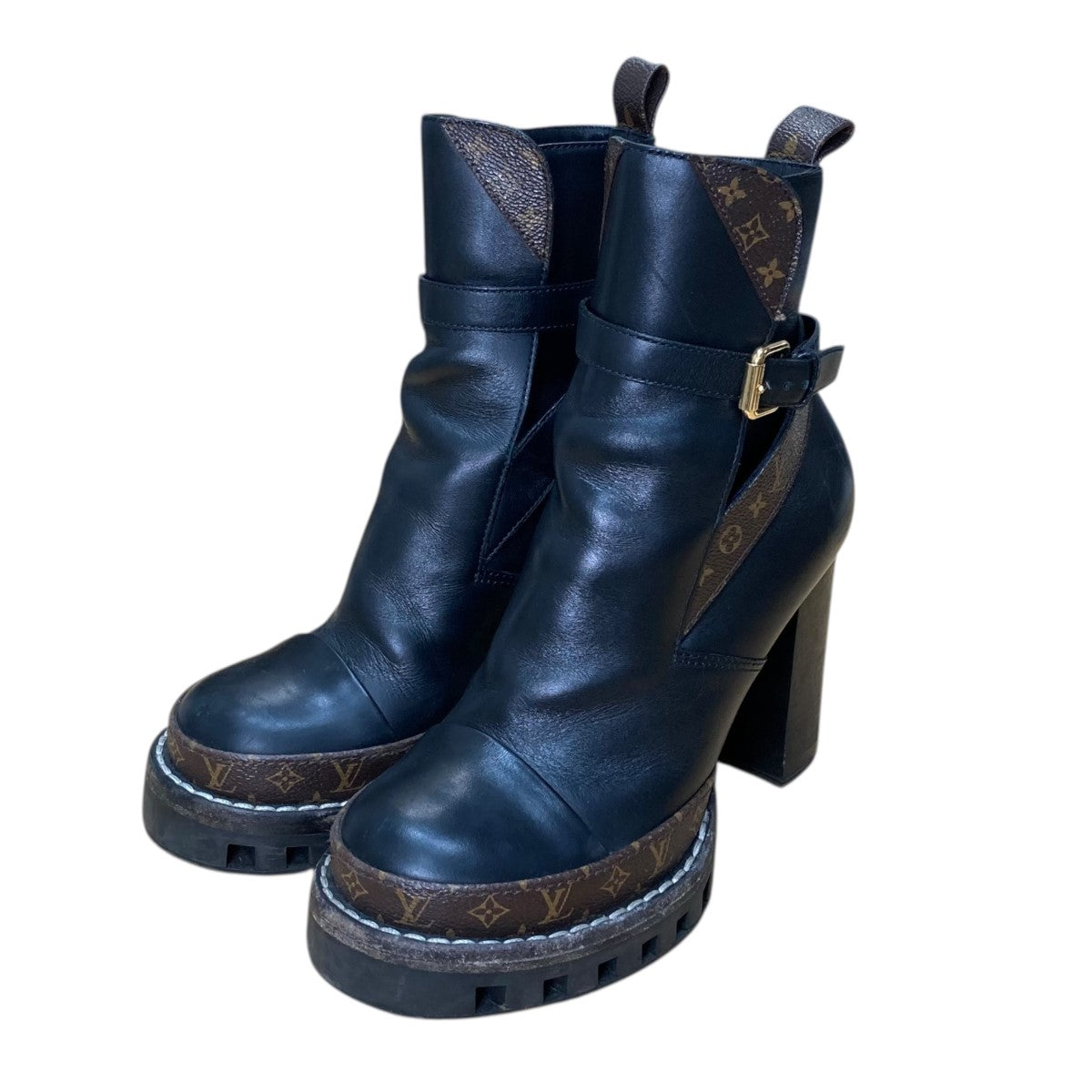 ☆【美品】LOUISVUITTON スタートレイルラインブーツ37 モノグラム 楽天市場】【中古】【良い】 LOUIS VUITTON ルイヴィトン スター