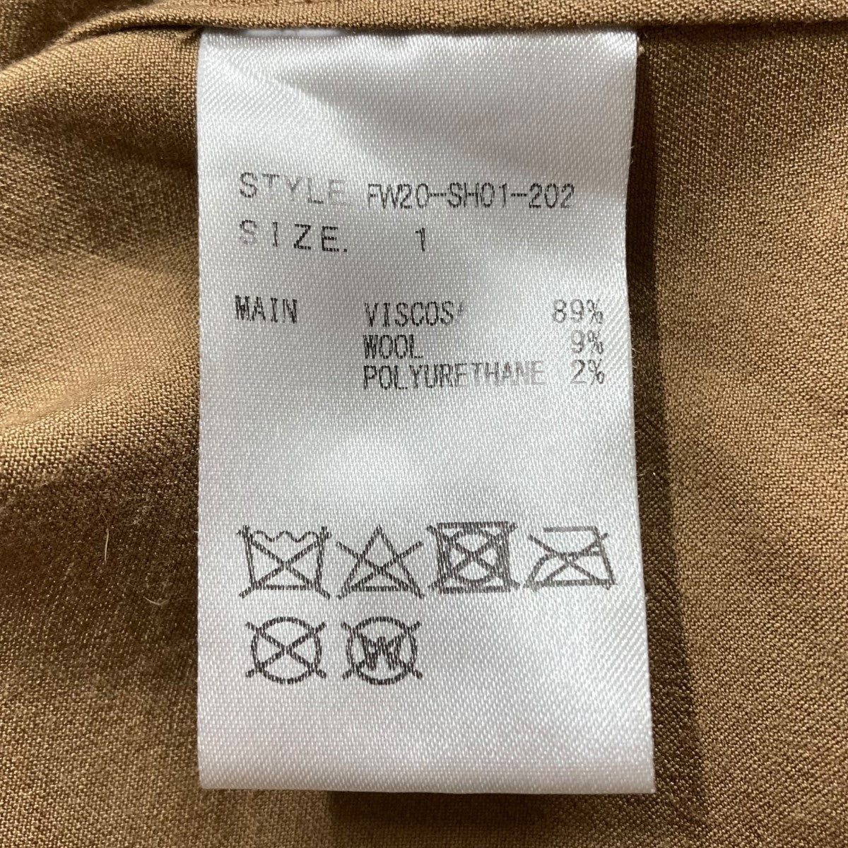 ビスコースシャツ