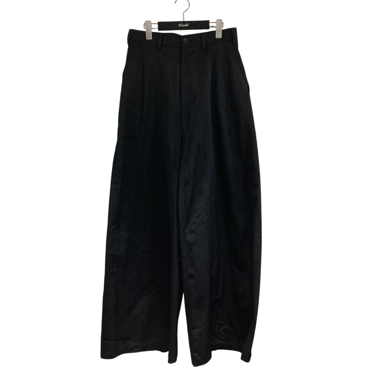 JULIUS(ユリウス) 24AW ハイウエストワイドパンツ ブラック
