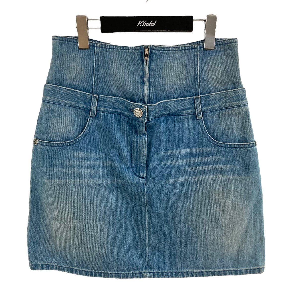 CHANEL デニムスカート 古着・中古-1枚目のアイテム画像