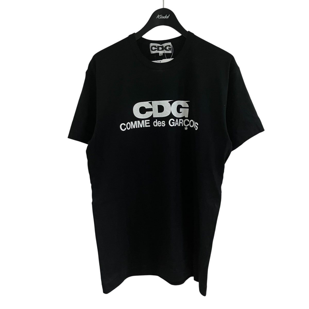 CDG(シーディージー) ロゴTシャツ SZ-T005 ブラック×ホワイト サイズ