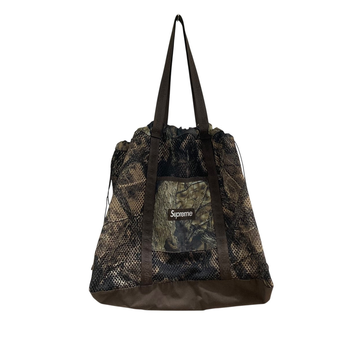 Supreme(シュプリーム) 25SS メッシュカモトートバッグ オリーブ