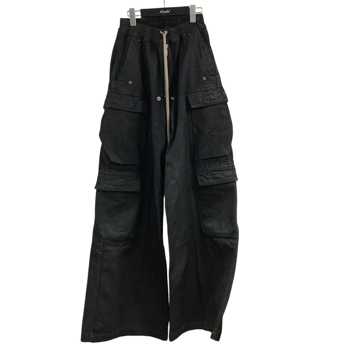 リックオウエンス　カーゴパンツ　52 未使用 RICK OWENS リックオウエンスストレッチレザーカーゴパンツ