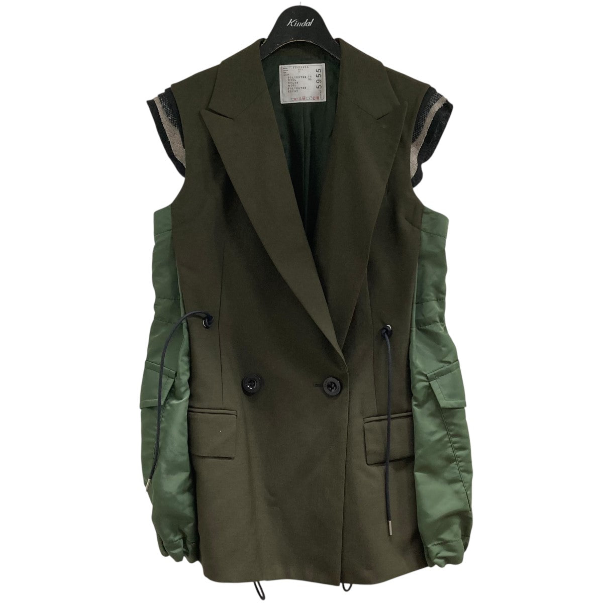 sacai ベストジャケット 古着・中古-1枚目のアイテム画像