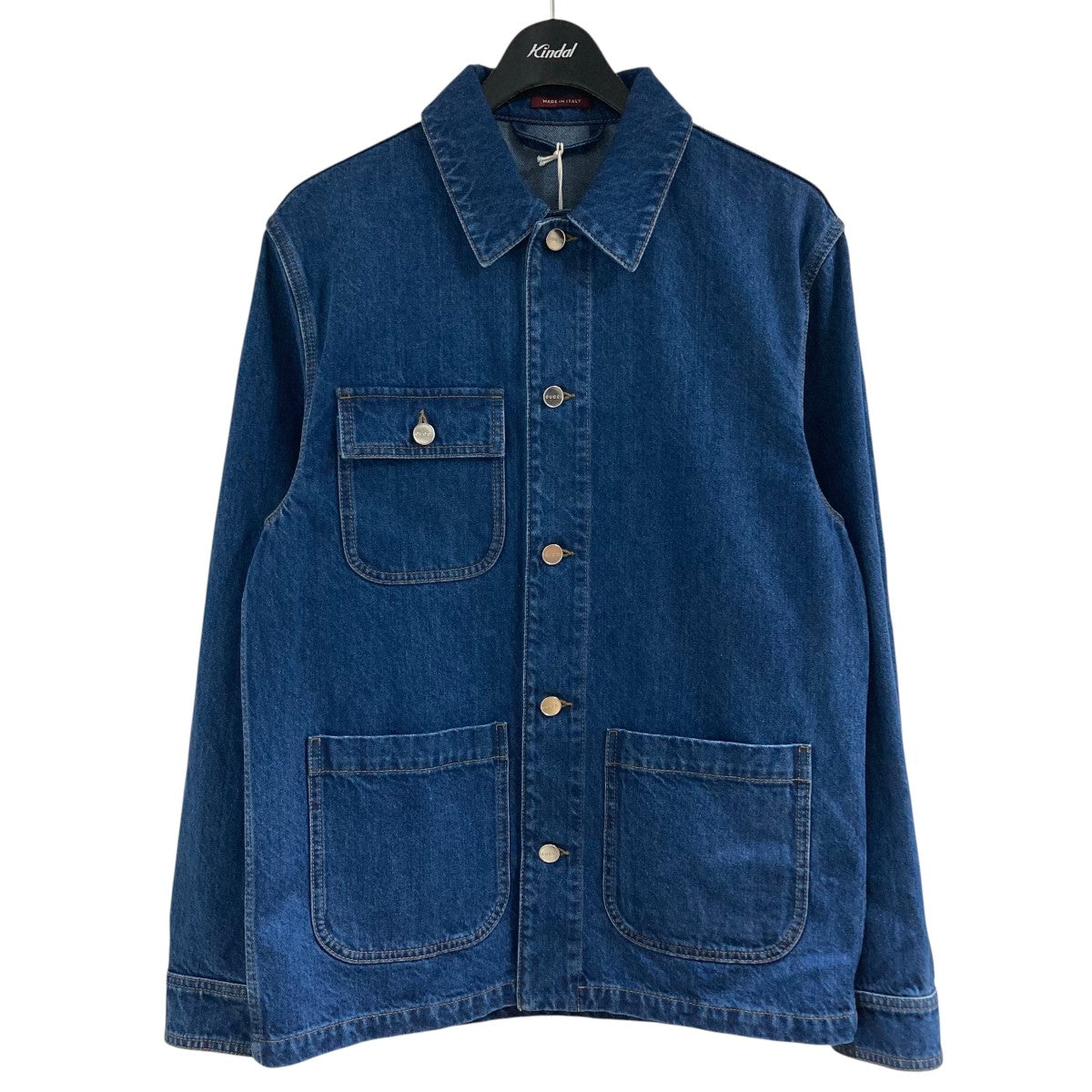 GUCCI(グッチ) ロゴデニムジャケット 789129 インディゴ サイズ 44