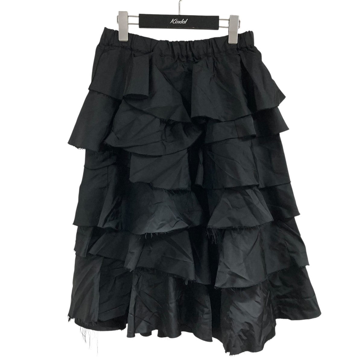 コムデギャルソン　BLACK　フリルスカート2024 BLACK COMME des GARCONS(ブラックコムデギャルソン) 縮絨フリル