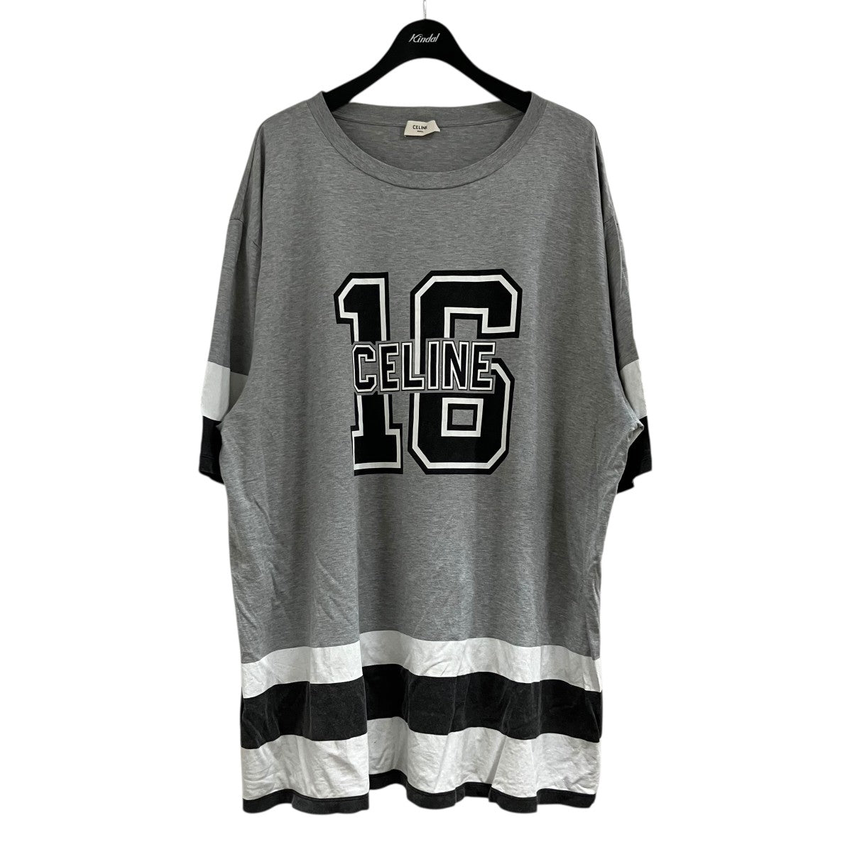 CELINE(セリーヌ) プリントTシャツ 2X41F671Q グレー サイズ L｜【公式