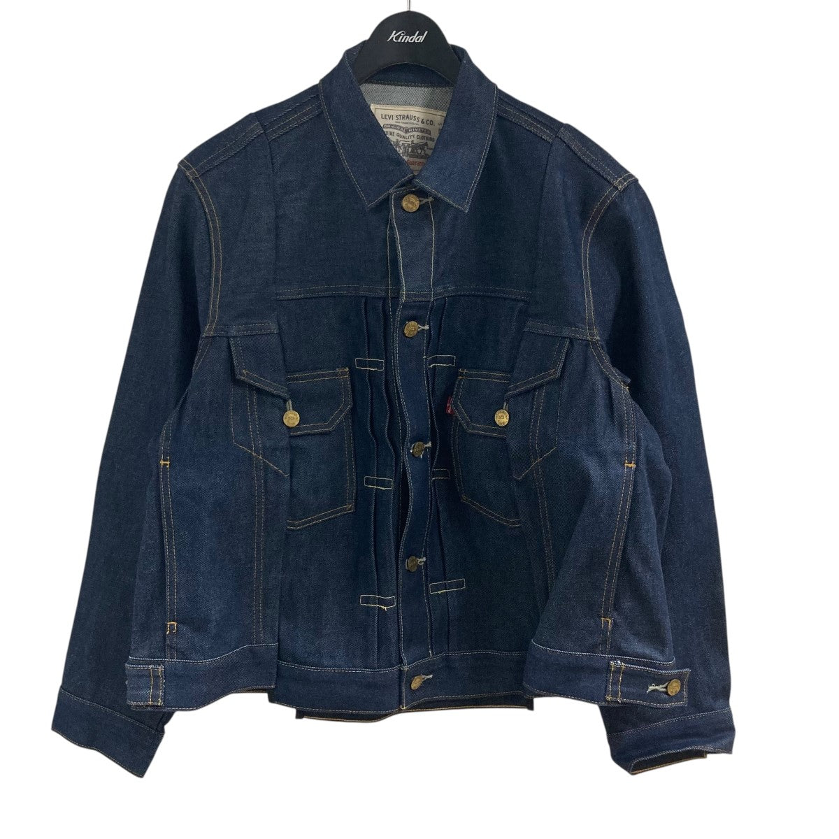 完売品　新品試着のみ　sacai ドッキングデニムジャケット sacai×LEVI'S ドッキングデニムジャケット 25-03708M インディゴ