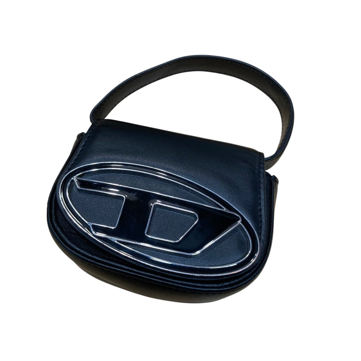 DIESEL(ディーゼル) ロゴショルダーバッグ X08709 ブラック
