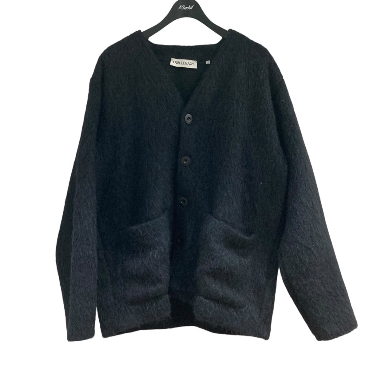 OUR LEGACY カーディガン ニット ブラック 46 OUR LEGACY ブラックカーディガン 46 Our Legacy カーディガン