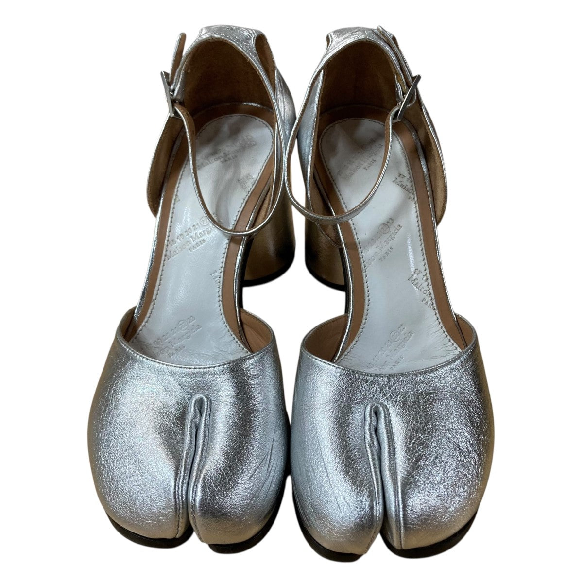 【大幅値下げ】MAISON MARGIELAエコレザー Tabi足袋ブーツ Maison Margiela22(メゾンマルジェラ22) TABI 足袋 レザーブーツ