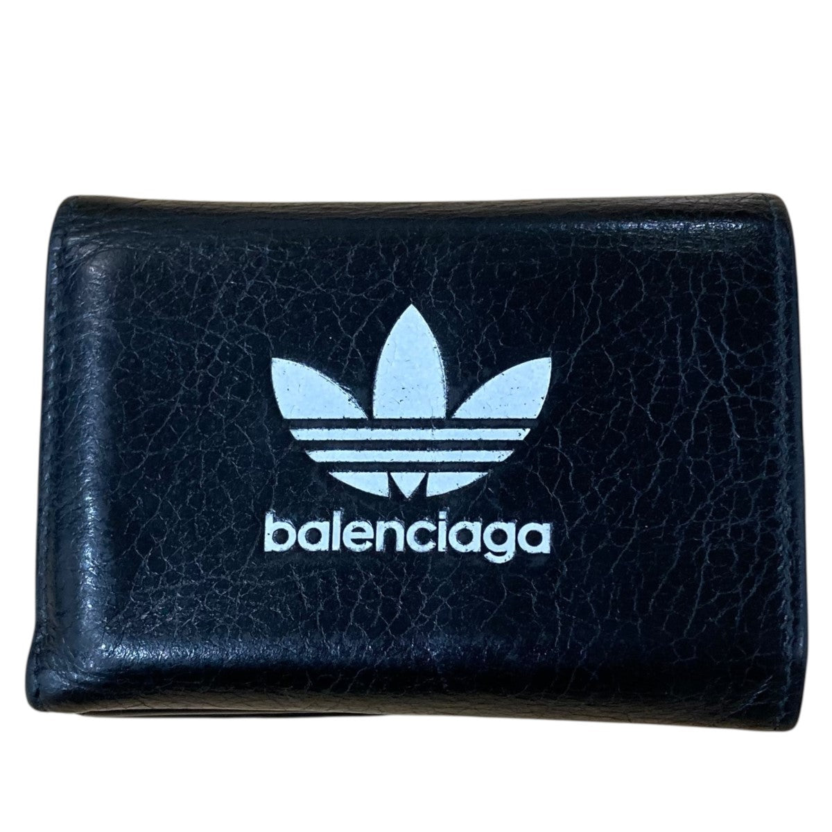 BALENCIAGA×adidas 3つ折り財布 721893 P-1317 ブラック｜【公式